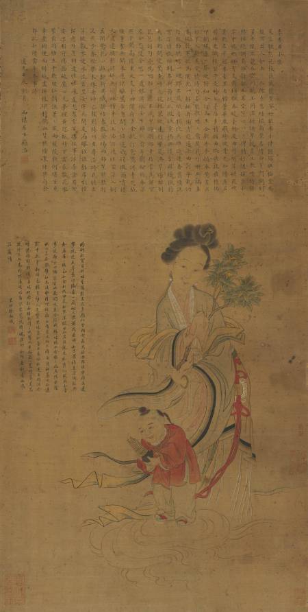 顧洛《繪李香君小像》