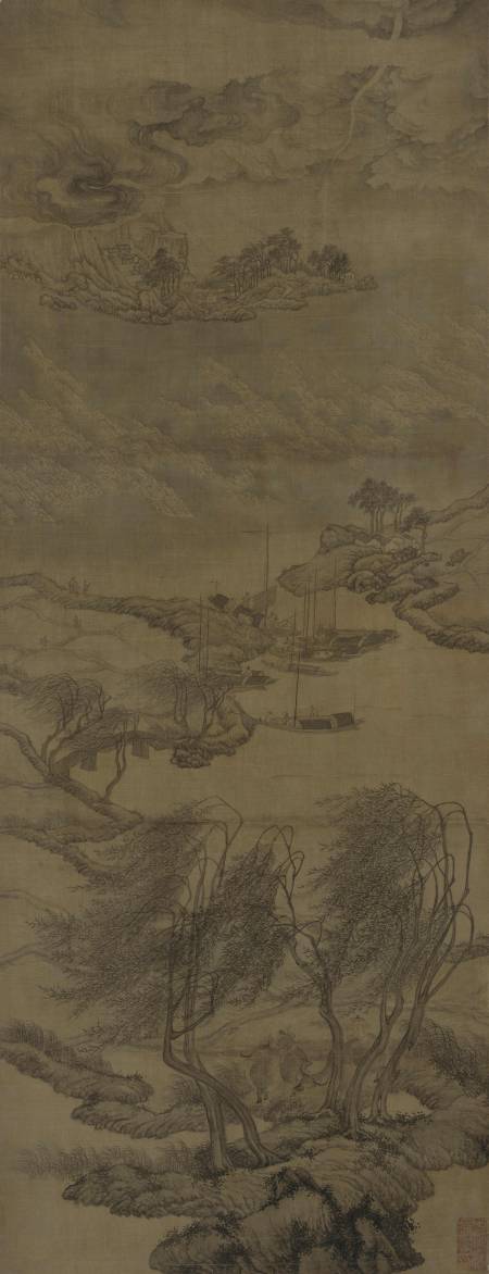 佚名《水龍捲風圖》
